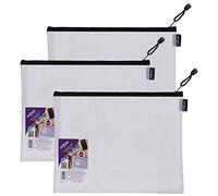 Snopake Eva Mesh Zippa Bag Foolscap (3 Pack) 15839