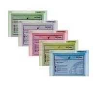 Snopake Polyfile Classic Wallet Foolscap Assorted Pack of 5