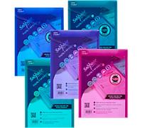 Snopake Polyfile Document Wallet Electra A4 PP (Polypropylene) Portrait 24.5 (W) x 33.5 (H) cm Assorted Pack of 5