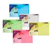 Snopake Polyfile Classic Foolscap Assorted (Pack of 5) 10087