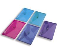 Snopake Polyfile Electra Foolscap + Assorted (Pack of 5) 10088