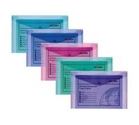 Snopake Polyfile Electra Foolscap + Assorted (Pack of 5) 10088