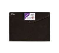 Snopake Polyfile ID A4 Polypropylene Black (Pack of 5) 12491