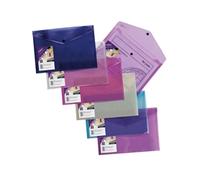 Snopake Snopake Lite Polyfile Wallet File Polypropylene A4 Assorted Colours (Pac