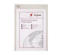 Snopake Polyfile P File Wallet Portrait A4 Clear (5 Pack) 13263
