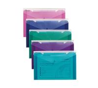 Snopake Polyfile Trio Electra Assorted A4 (5 Pack)