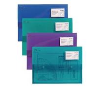Snopake Snopake Polyplus Heavy Duty Wallet File Polypropylene A4 Assorted Colour