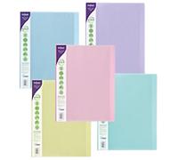 Snopake Reborn Display Book 24 Pockets A4 Assorted Pack of 5