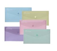 Snopake Reborn Polyfile DL Assorted (Pack of 5) 15908