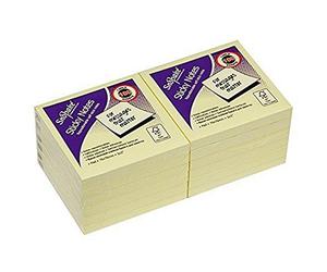 Snopake Sticky Note Pads (Pack of 12) (One Size) (Pastel Yellow)