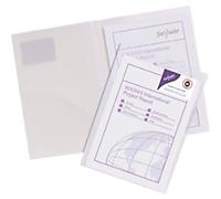 Snopake Twinfile 14030 A4 Transparent Polypropylene Pack of 5