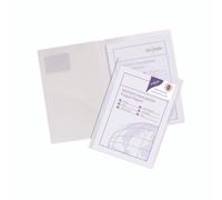 Snopake Twinfile A4 Clear PK5