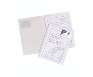 Snopake Twinfile A4 Clear PK5