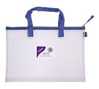 Snopake Zip Lock Bag 15875 A3 Zip EVA (Ethylene-Vinyl Acetate) 48 (W) x 1 (D) x 35 (H) cm Blue