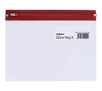Snopake Zip Lock Bags 12692 A5 Zip PP (Polypropylene) 25.5 (W) x 19 (H) cm Red