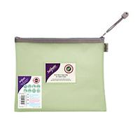 Snopake Zip Lock Bags A5 EVA (Ethylene-Vinyl Acetate) Landscape 26 (W)2 (D)22 (H) cm Pastel Green Pack of 3
