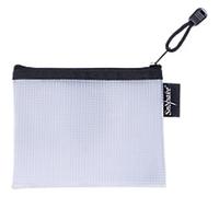 Snopake Zip Lock Bags Eva Mesh EVA (Ethylene-Vinyl Acetate) 15 (W)12 (H) cm Black, Transparent Pack of 3