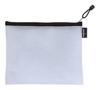 Snopake Zip Lock Bags Eva Mesh EVA (Ethylene-Vinyl Acetate) 25.5 (W)20.5 (H) cm Black, Transparent Pack of 3