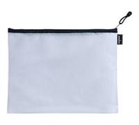 Snopake Zip Lock Bags Eva Mesh EVA (Ethylene-Vinyl Acetate) 36 (W)27.5 (H) cm Black, Transparent Pack of 3
