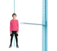 SNOPARD Growth Chart, Baby Height Chart,Spliced Height Ruler, Kids Height Measurement for Wall Sticker, Sliding Measuring Ruler for Nursery School Clinic with High Precision,79 inch (Blue)