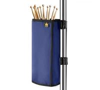 SNOQUEEN Drum Sticks Holder Bag for Drumsticks and Mallets Holds Up to 10 Pairs, Anti-falling Drumsticks Holder Bag with No-Slip Two Straps, Large Capacity Drum Stick Holder (Blue)