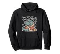 Snore-A-Saur Dinosaur Sleep Puns - Pullover Hoodie