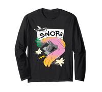 Snore Power Graphic for Dreamers and Sleep Rebels Long Sleeve T-Shirt