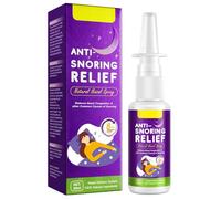 Snore Spray, 30ml Anti Snoring Spray, Non Addictive Anti Snore Spray with Easy Breathe, Helps Open Throat Clear Nasal Spray for Air Passage While Sleeping