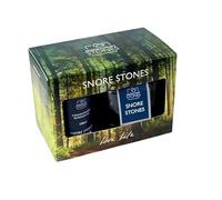 Snore Stone Gift Set | 100% Natural Essential Oils to Combat Snoring | Helps to Clear Sinuses & Promote Restful Sleep | Vegan & Cruelty-Free | Handmade in UK | Includes Refresher Oil