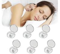 Anti Snore Devices, 6 PCS Magnetic Anti Snoring Nose Clip, Nasal Dilators Snore Stopper Snoring Relief for Better Sleep Quality, Sleeping Aid Relieve Snore for Men and Women