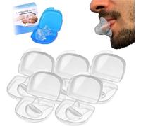 Snoredestroy - SnoreDestroy Tongue Holder,Snore Destroy Tongue Restraint,Sleep Tongue Holder,Silicone Quietnights Tongue Holder,Snoring for Improved Sleep Quality (5pcs)
