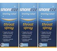 Snoreeze Anti-Snoring Throat Spray 14ml Pack of 3 - Effective Snore Relief Aid, Throat Decongestant Spray for Men & Women, Reduces Snoring Caused by Blocked Throat Passages | SterlingSquare