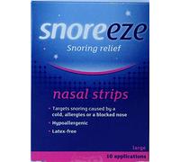 Snoreeze Large Snoring Relief Nasal Strips - Pack of 10