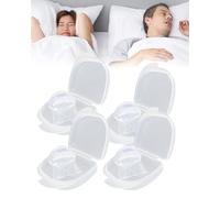 SnoreSnoozer Pro - Instant Snoring Relief, Improved Sleep Quality, Comfortable and Custom Fit, Sleep Doctors Designed & Recommended (4pcs)
