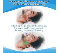 Snoring Aids for Men and Women, Anti Snoring Mouthpiece Devices Effective Stop Snoring, Ready to Use Snore Stopper, Soft and Comfortable Reduce Snoring,Bring Quiet Night