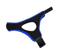 Snoring Chin Strap, Adjustable Anti Snore Head Band, Reusable Breathable Sleep Support Strap, Soft Comfort Chin Support Device, for Adults Men Women Night Sleep Use Material Diving Material