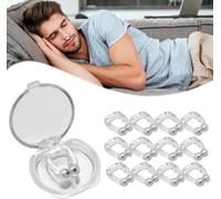 Snoring Nose Clip Zriol - Nasal Airflow Clip, Zriol Nose Clip, Magnetic Nose Clip for Snoring, Septum Nose Ring, Experience A Silent, Quality Sleep (10 Pcs)