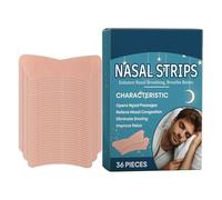 Snoring Respiratory Strips - 36X Nose Strips For Sleeping | Breathing Equipment For Better Nasal Breathing | Nasl Equipment For Better Sleep, Ventilation Nasl Tool For Men
