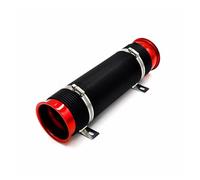 Snorkel BX100458 Car Modification Supplies Telescopic Tube Ventilation Tube Intake Air Pipe 76MM Expandable Cold Air Intake Kit Air Intake Hose(Red)