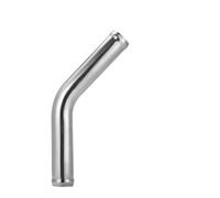 Snorkel for Auto Car Aluminum Alloy Intake Tube OD 38/45/51/63/76/89/102MM Intercooler Pipe Air Tube 0 45 Degrees 300mm Long Air Intake Hose(45 Degree-51mm)