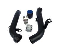 Snorkel For VW For Golf MK5/MK6/For GT.I/For Scirocco BLACK Discharge Pipe Conversion Boost Pipe Kit Fits Air Intake Hose(Black)