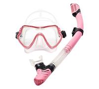 Snorkel Gear for Adults, Optical Diving Gear Kit Snorkel, Different Strength for Each Eye, Top Dry Myopic Diving Mask Swimming, and Underwater Exploration (C)