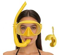 Snorkel Gear for Adults,Panoramic View Diving Equipment - With Box And Adjustable Strap Foldable Adult Snorkel Gear | for Training Island Tourism Enthusiasts Underwater Beach Trip