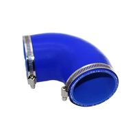 Snorkel Kit 90 Degrees Connector Car Intercooler Turbo Intake Pipe Coupler Universal Silicone Tubing Hose Blue Multi Size Air Intake Hose Tube(102MM)