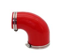 Snorkel Kit 90 Degrees Universal Silicone Tubing Hose Big to Small Connector Car Intercooler Turbo Intake Pipe Coupler Red Multi Size Air Intake Hose Tube(57MM-76MM)
