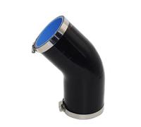 Snorkel Kit Universal Silicone Tubing Hose 45 Degrees Connector Car Intercooler Turbo Intake Pipe Coupler Black Multi Size Air Intake Hose Tube(70MM)
