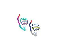 Snorkel Mask | Swimming Goggles for Kids, No Leaking, UV Protection and Adjustable Strap, Crusader, 3 Assorted Colours