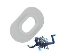 Snorkel Mouthpiece Replacement, 2.76x1.77x0.79 inches Lip Protection Silicone Biting Lip Guard - Enhanced Protection, Divingg Gear, Divings Breathing Device for Deep Diving, Freediving