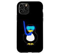 Snorkel Penguin Snorkeling Water Bird Scuba Diver Case for iPhone 11 Pro