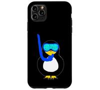 Snorkel Penguin Snorkeling Water Bird Scuba Diver Case for iPhone 11 Pro Max